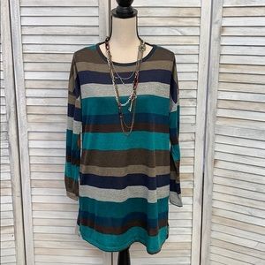 ⚡️3 for $20⚡️Striped Oversized Ling Sleeve sweater
